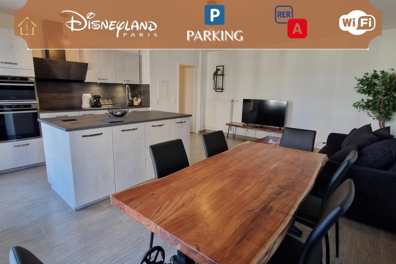 Appartement Chic Gold - 5Min Disneyland Serris Exteriér fotografie